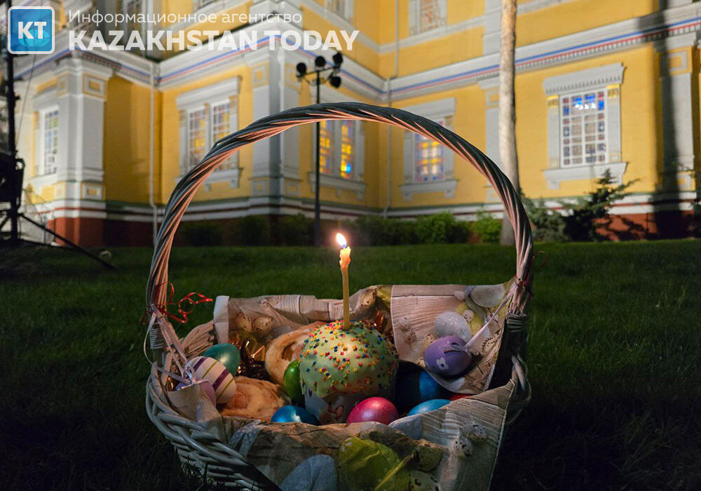 Easter holiday service was held in Almaty