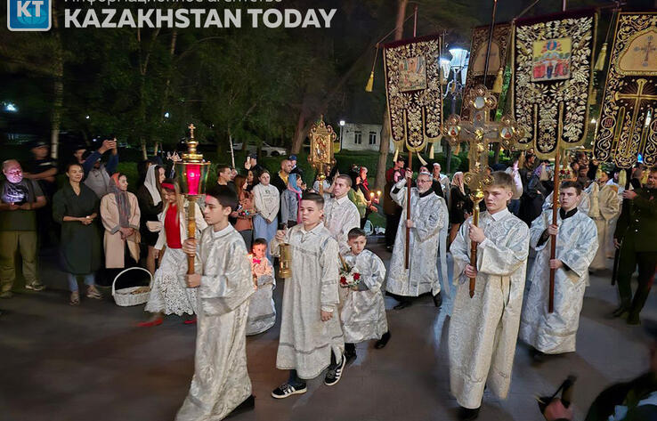 Алматыда Пасха мерекесі атап өтілуде