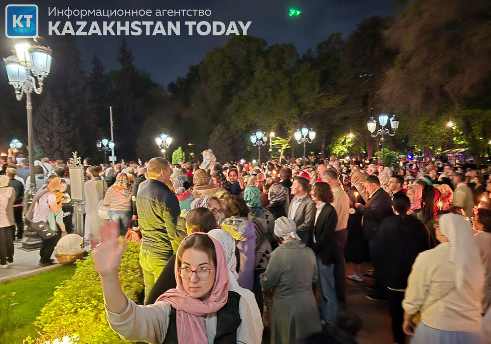 Алматыда Пасха мерекесі атап өтілуде