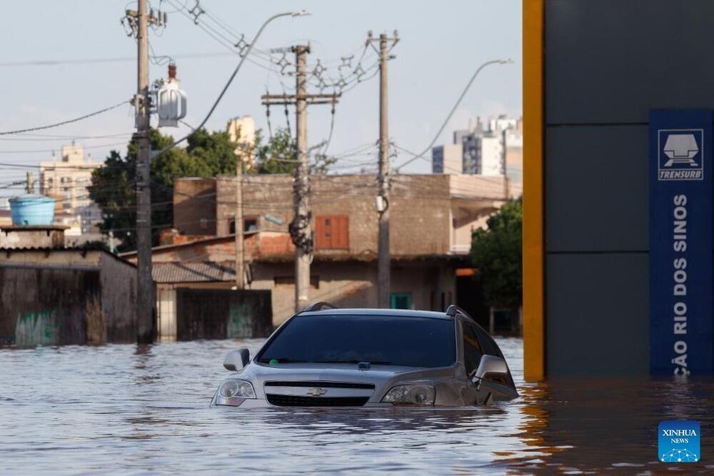 Death toll hits 75 from southern Brazil floods. Images | Claudia Martini/Xinhua