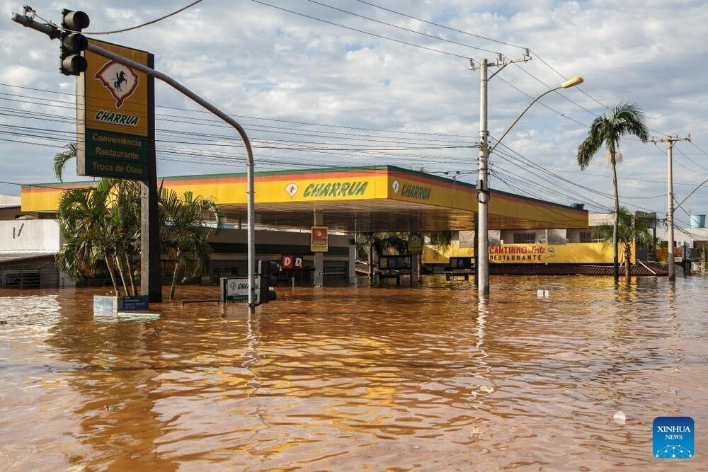 Death toll hits 75 from southern Brazil floods. Images | Claudia Martini/Xinhua