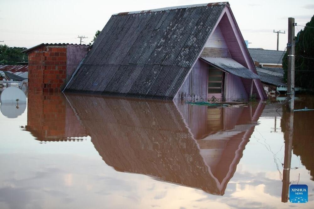Death toll hits 75 from southern Brazil floods. Images | Claudia Martini/Xinhua