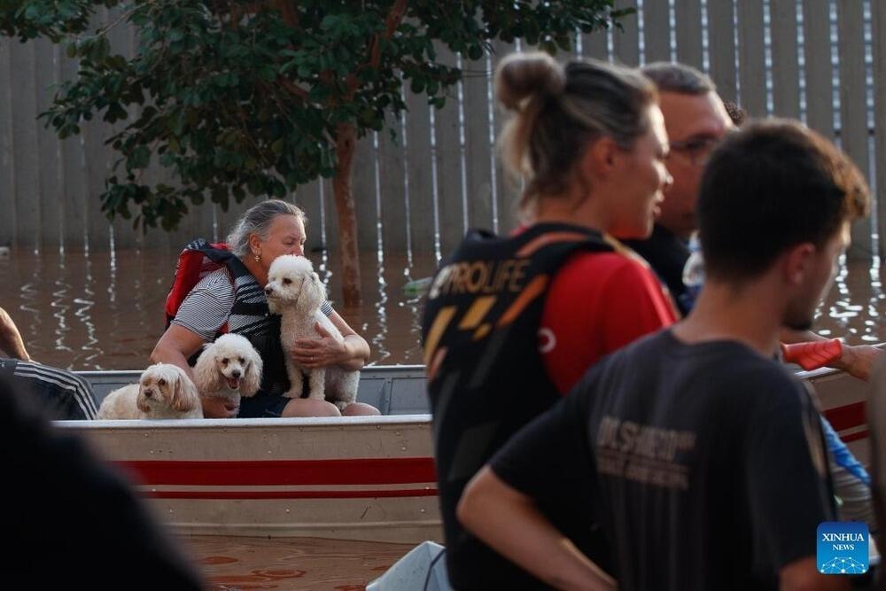 Death toll hits 75 from southern Brazil floods. Images | Claudia Martini/Xinhua