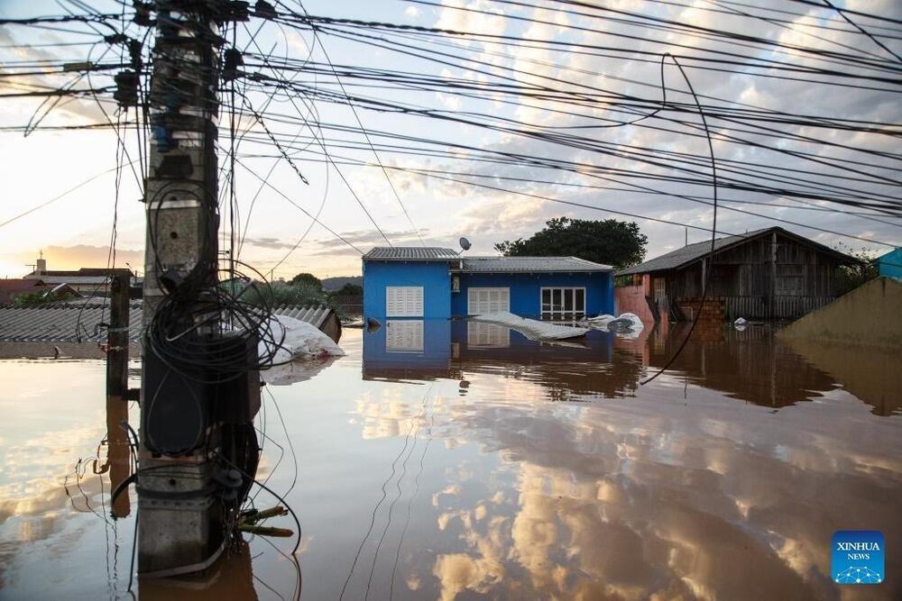 Death toll hits 75 from southern Brazil floods. Images | Claudia Martini/Xinhua