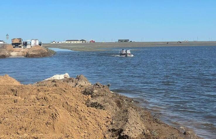 Паводки в Атырауской области: уровень воды в Урале продолжает повышаться
