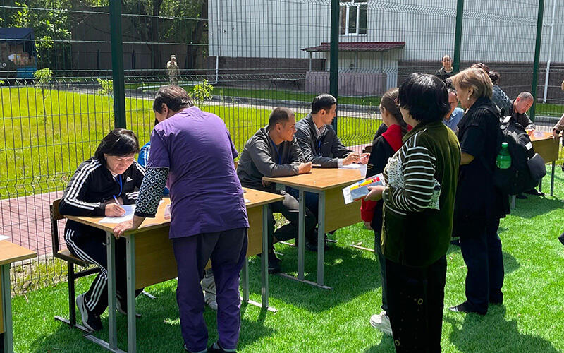 Алматыда ауқымды қалалық сейсмикалық жаттығу өтті. Сурет: Department of Emergency Situations of the city of Almaty