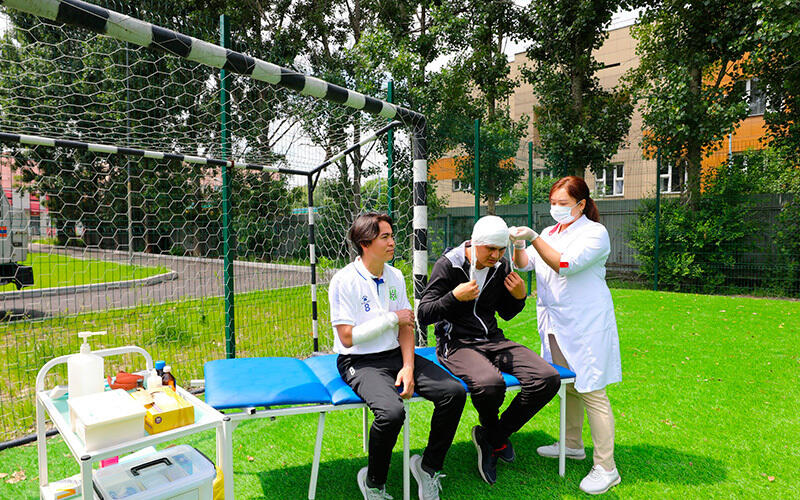 Алматыда ауқымды қалалық сейсмикалық жаттығу өтті. Сурет: Department of Emergency Situations of the city of Almaty