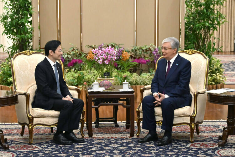 Head of State held a meeting with Singapore Prime Minister Lawrence Wong