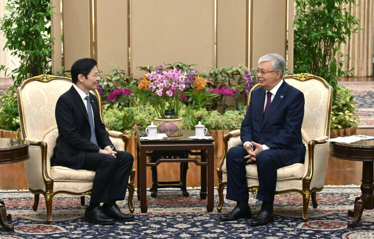 Head of State held a meeting with Singapore Prime Minister Lawrence Wong