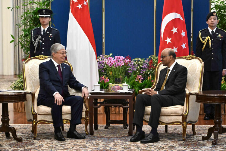 Head of State held talks with President of the Republic of Singapore Tharman Shanmugaratnam