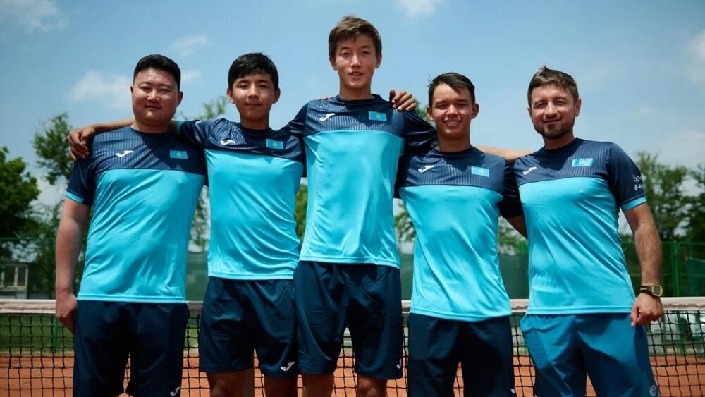 Team Kazakhstan secures berth in 2024 Asia/ Oceania Juniors Davis Cup Finals