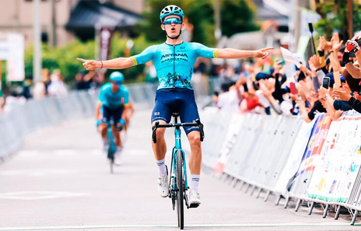 Nicolas Vinokurov wins the fifth stage of Tour of Japan 