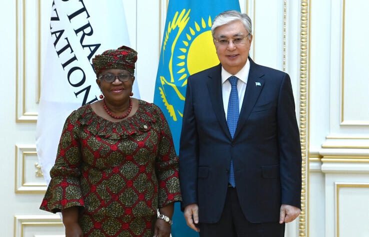 Kazakh President awards WTO Director General Ngozi Okonjo-Iweala 2nd-degree Dostyk Order