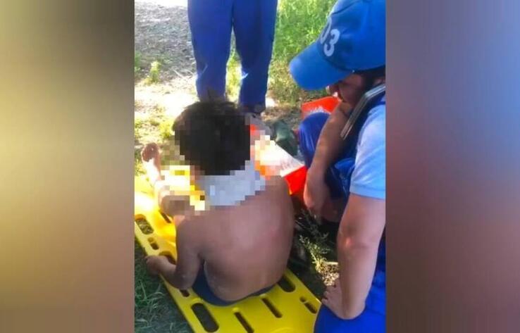 Талдықорғанда полицей суға батып бара жатқан баланы құтқарып қалды