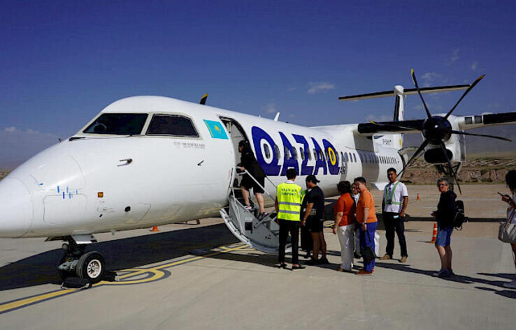 First flight from Almaty arrives in Kyrgyzstan's Issyk-Kul Airport