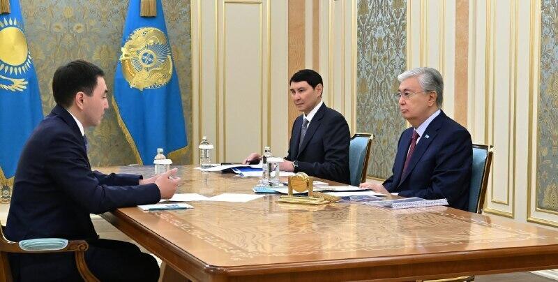 President Tokayev receives Chairman of Agency for Strategic Planning and Reforms Zhandos Shaimardanov