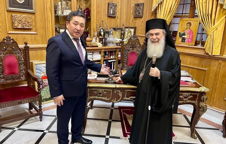 Patriarch of Jerusalem Supports the Initiatives of the Congress of Leaders of World and Traditional Religions