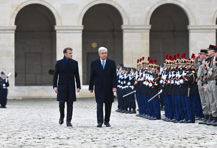 President Tokayev arrives in France for state visit