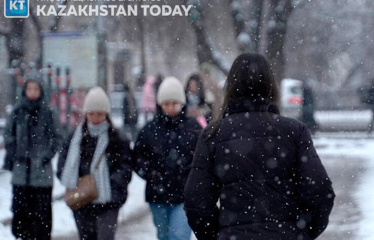 Алматыда екі күн қалың қар жауады