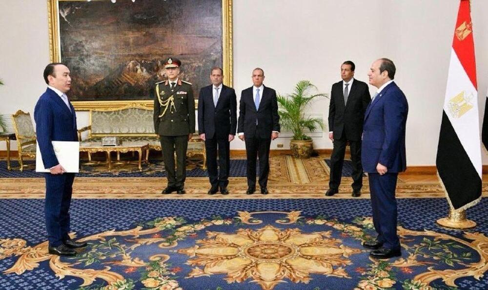Ambassador of Kazakhstan Presented Credentials to President of Egypt