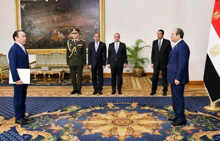 Ambassador of Kazakhstan Presented Credentials to President of Egypt
