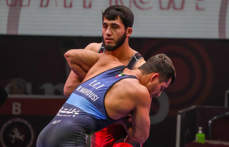Kazakhstan’s Satayev clinches silver at Asian Wrestling Championships in Amman