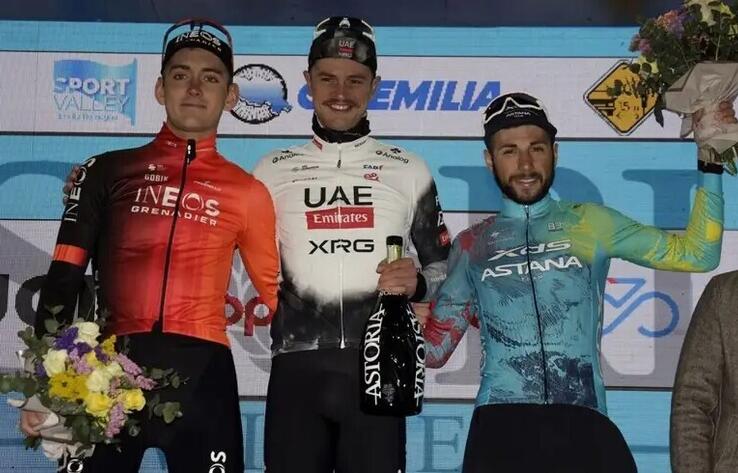 XDS Astana's Simone Velasco finishes 3rd at Coppi e Bartali stage 3