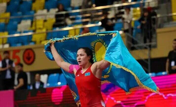 Kazakh Zhamilya Bakbergenova wins gold at Asian Wrestling Championships