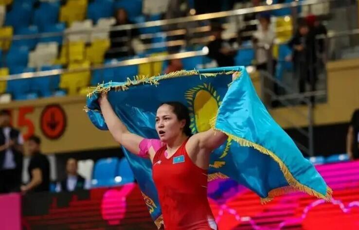 Kazakh Zhamilya Bakbergenova wins gold at Asian Wrestling Championships