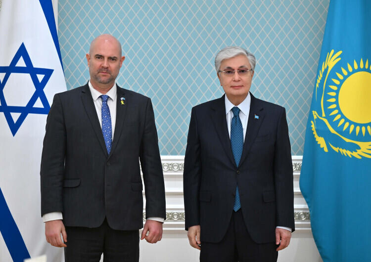 Kazakh President receives Knesset Speaker Amir Ohana