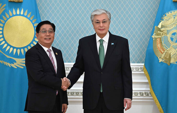 President Tokayev meets YTO Express Chairman Yu Huijiao