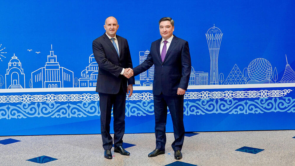 Olzhas Bektenov and Bulgarian President Rumen Radev Discussed Trade and Economic Cooperation
