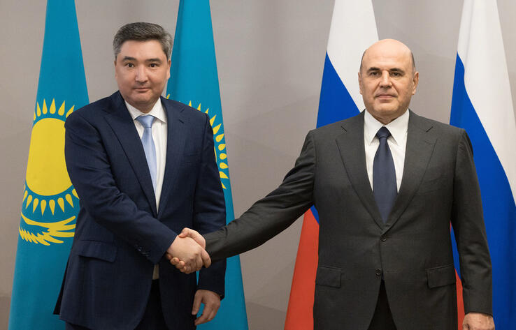Kazakh, Russian PMs hold meeting