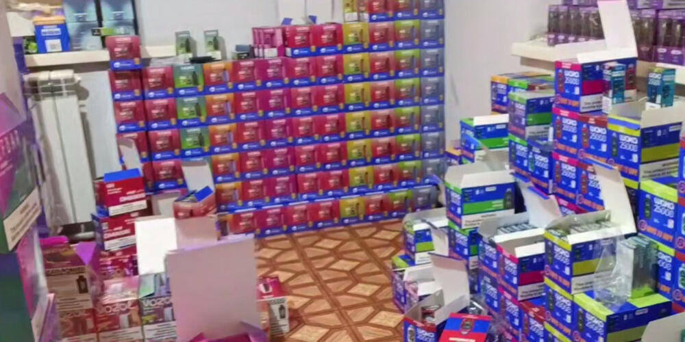 Алматыда 150 мыңнан астам вейп тәркіленді