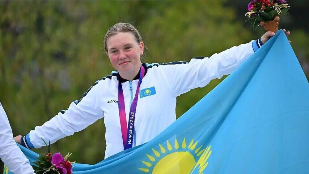 Kazakhstan claims 1st medal at Asian Canoe Slalom Championships