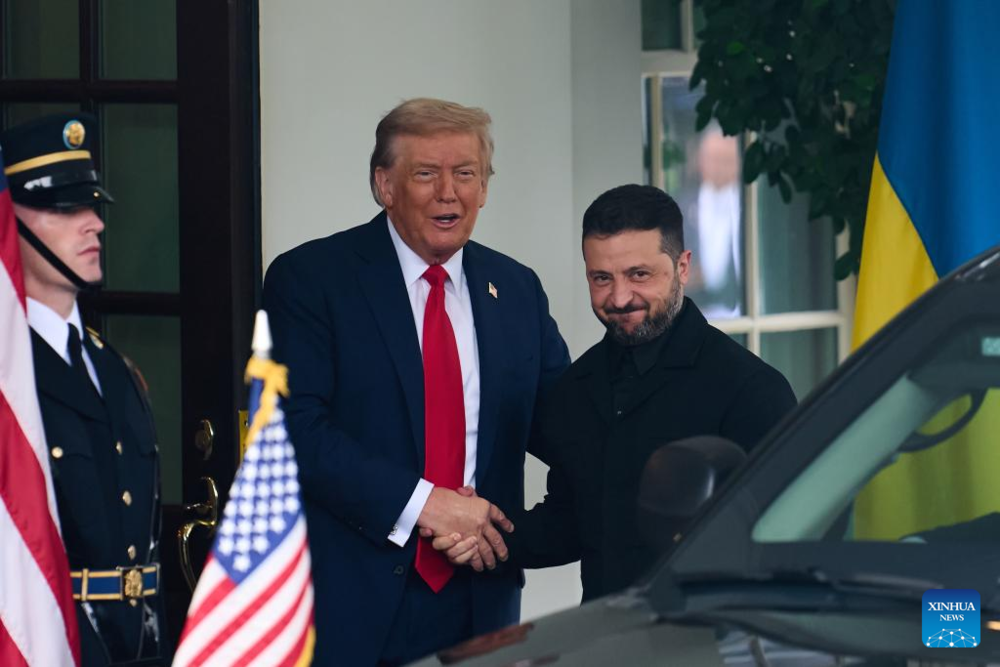 Trump meets Zelensky, European leaders on resolving Ukrainian crisis

