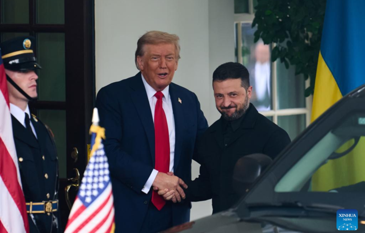 Trump meets Zelensky, European leaders on resolving Ukrainian crisis
