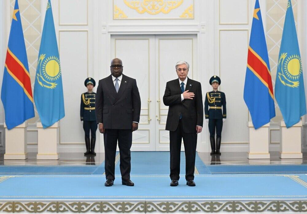 Мемлекет басшысы Қасым-Жомарт Тоқаев пен Конго Демократиялық Республикасының Президенті Феликс Чисекеди келіссөз жүргізді