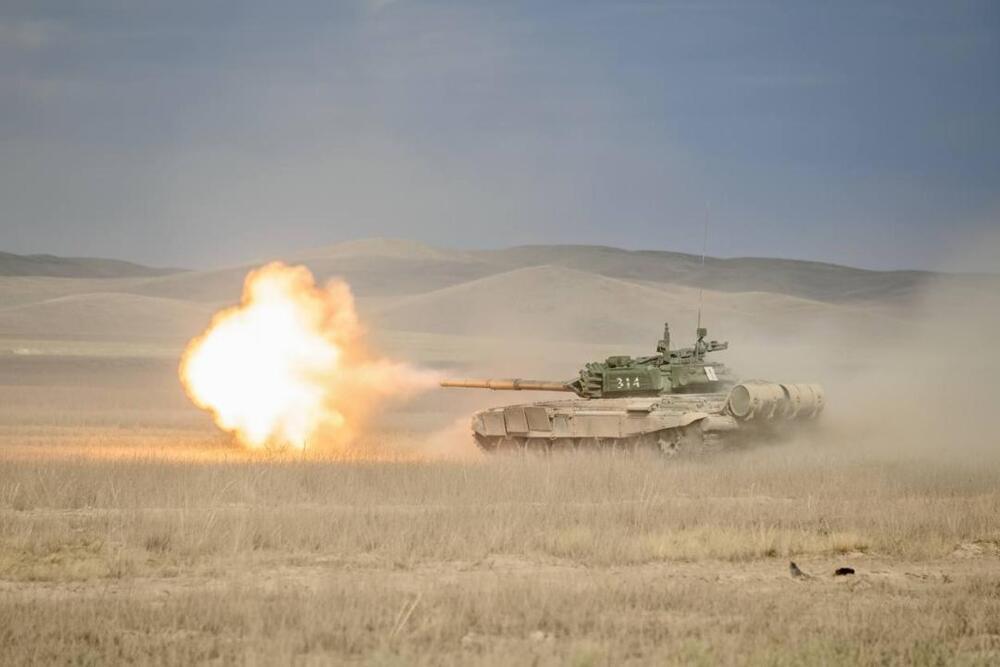"Мәтібұлақ" полигонында танк бөлімшелерінің штаттық атыстары өтті
