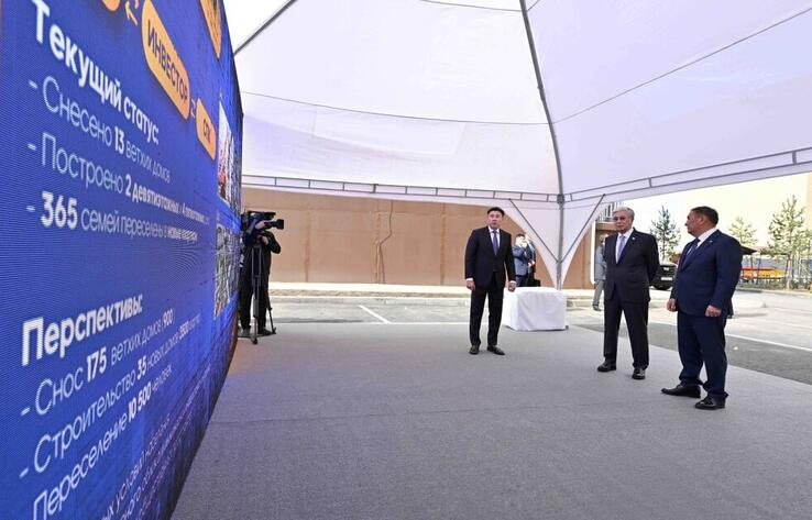 Токаеву представили новый генплан развития Кокшетау