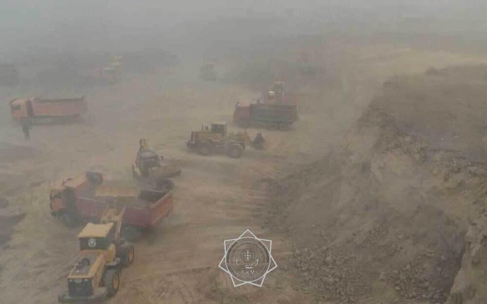 Алатау полигонындағы өрт. Сурет: ТЖМ