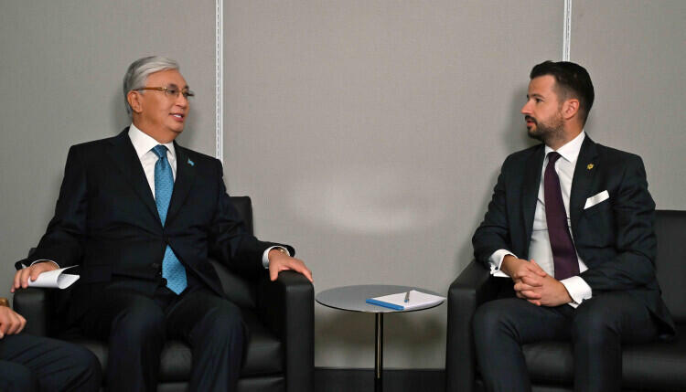 Tokayev held a meeting with the President of Montenegro