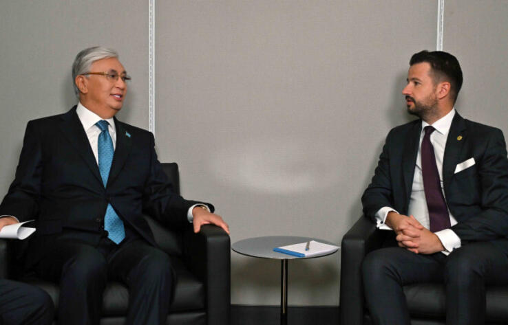 Tokayev held a meeting with the President of Montenegro