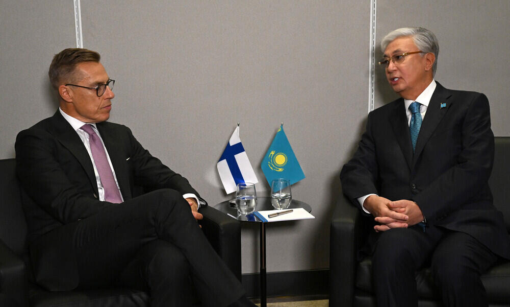 President Tokayev held talks with the President of Finland