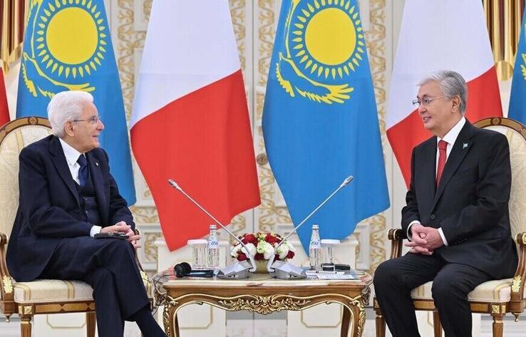 Tokayev and Sergio Mattarella held talks