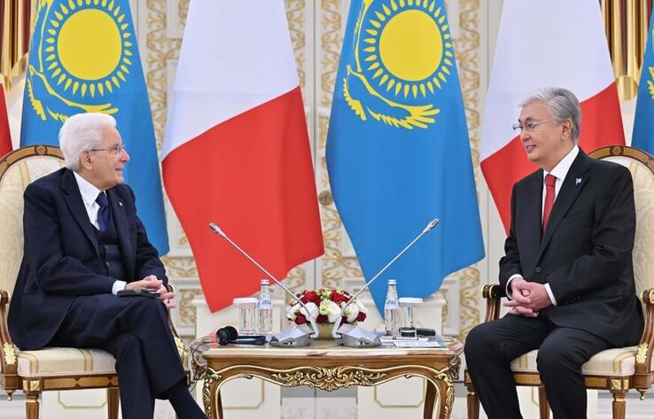 Нас связывают прочные экономические контакты - Токаев на переговорах с президентом Италии