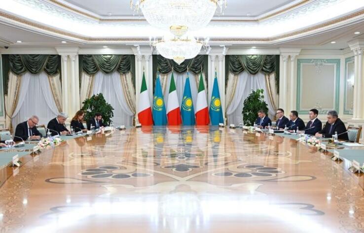 Presidents of Kazakhstan and Italy held extended-format talks