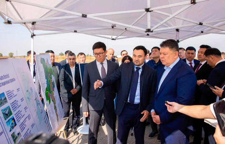 Қанат Бозымбаев Alatau City жобасының даму барысымен танысты