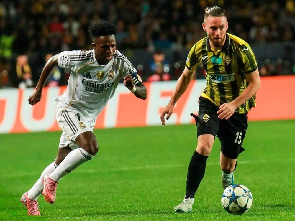 Almaty's Central Stadium sold out for the Kairat-Real Madrid match.. Images | instagram/f.c.kairat