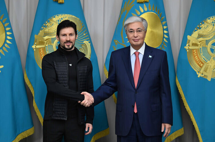 Мемлекет басшысы Telegram мессенджерінің негізін қалаушы Павел Дуровты қабылдады